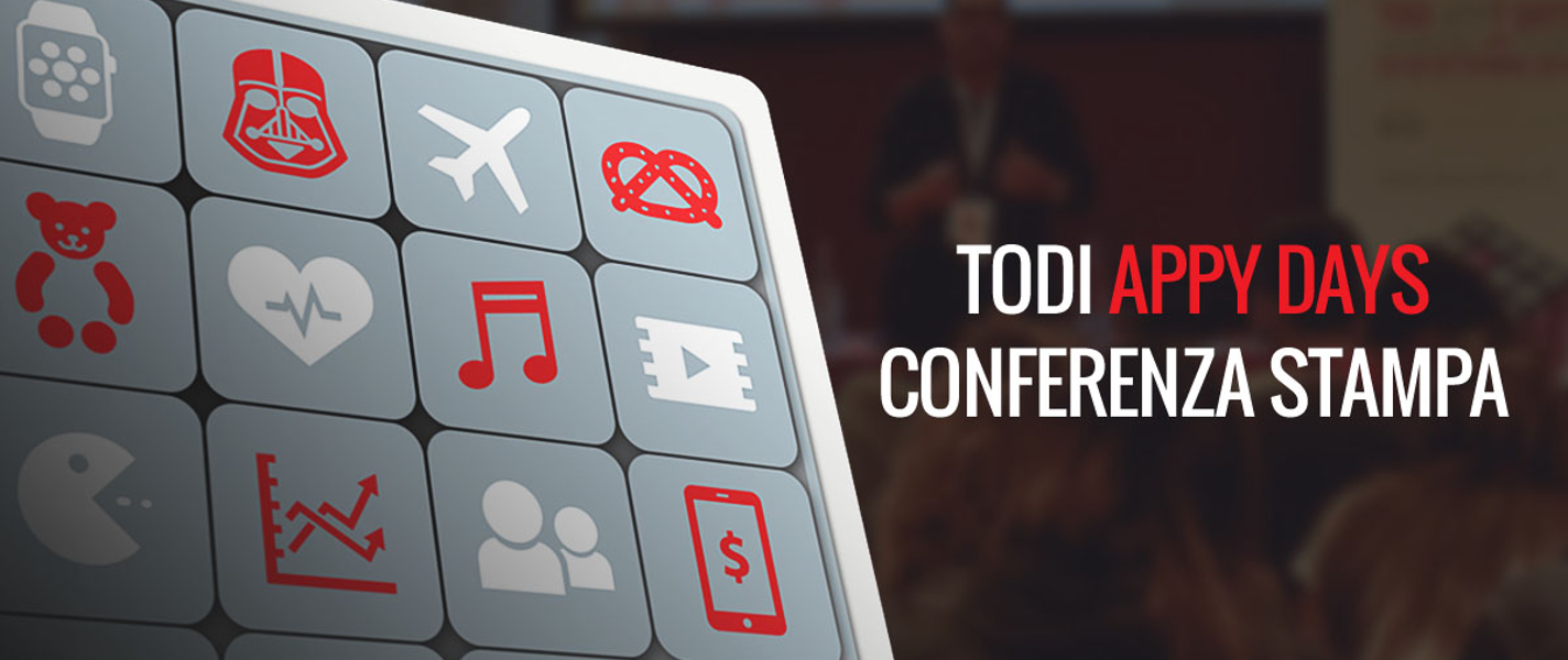 Il mondo digital si incontra in Umbria! Dal 24 al 27 Settembre 2015 torna Todi Appy Days con tante APPassionanti novitÃ 